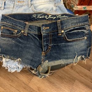 Juicy “Kate” cut offs - mine-very short